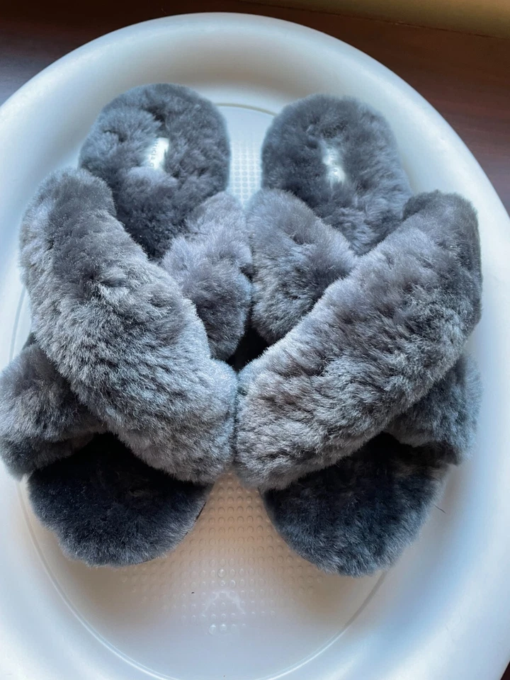 Patricia Green Mt. Hood Slippers SHOE Women's Size 10 GRAY NEW - Image 1 of 4