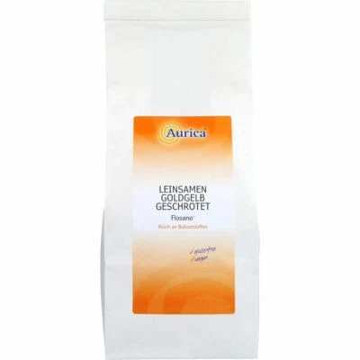 AURICA NATURHEILM.U.NATURWAREN GMBH LEINSAMEN goldgelb geschrotet 500 g PZN00747035