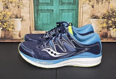 Saucony Zapatos Mujer’s 11 Tenis Hurricane ISO 5 S10460-1 Azul Lima Correr  Foto 1 de 4