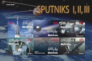 Maldives 2006 - Space Sputniks Probe - Sheet of 6 Stamps - Scott #2894 - MNH - Picture 1 of 1
