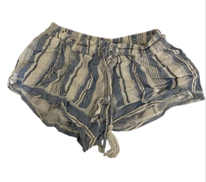 Vintage Havana Shorts Girl's Medium Striped Pull On Flowy Lightweight Multicolor - Picture 1 of 7