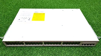 Cisco C9200L-48P-4X-A 48 Port Gigabit PoE 4x10G SFP Network Advantage Switch - Image 1 of 4
