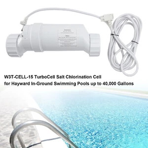 Celda de cloración de sal turbocell W3T-CELL-15 para Hayward hasta 40 000 galones - Imagen 1 de 16