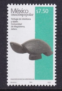 pp266 Mexico Creacion Popular MNH 2022 Sc#3236a Mc# Et#cp266 Schildkröte - Bild 1 von 1