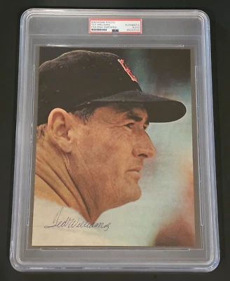 TED WILLIAMS Signed Magazine Photo-HALL OF FAME-BOSTON RED SOX-PSA - Image 1 of 4