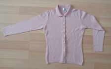 L&F Made In Italy 100% Merino Wool Light Pink Cardigan, Size PM, RN 75343