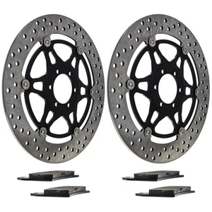 NICHE Front Brake Rotor Pad Kit for BMW G650X Moto 34117696593 34117697042 - Picture 1 of 7