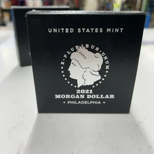 2021-P Morgan Silber Dollar Philadelphia mit Box & COA OGP - Bild 1 von 7