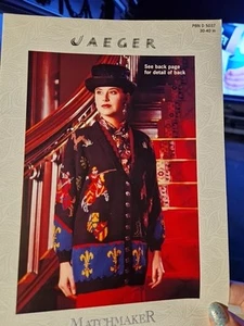 Knitting Pattern - Jaeger Lady's Heraldic Motif Jacket 30-40", DK, 5037 - Picture 1 of 4