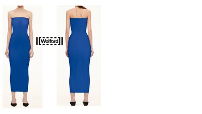 Wolford Fatal Dress Dazzling Blue Sz S - Image 1 of 4