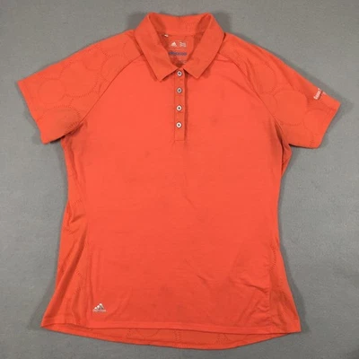 Camisa Adidas Para Mujer Grande Salmón ClimaCool Golf Polo Green Valley Ranch Club Foto 1 de 4