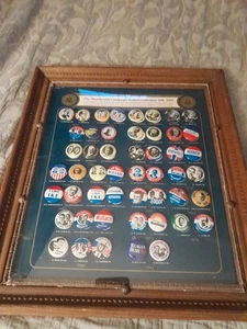 Vintage Historic 1896 bis 1984 Presidential Campaign Button Collection Reproduktion - Bild 1 von 12