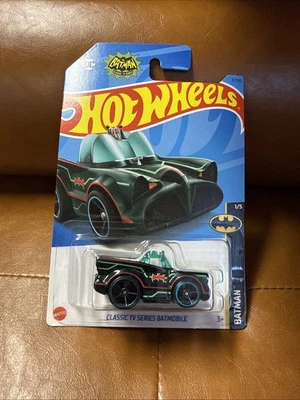 Hot Wheels Green Batman 2023 Classic TV Series Batmobile Sealed - Image 1 of 2