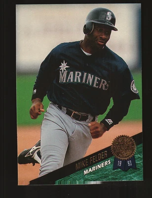 1993 Leaf Baseball #248 - Mike Felder - Seattle Mariners    93-681 - Image 1 of 2