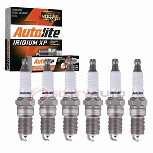 6 pc Autolite Iridium XP Spark Plugs for 1981-1983 DeLorean DMC 12 Ignition ix - Picture 1 of 5