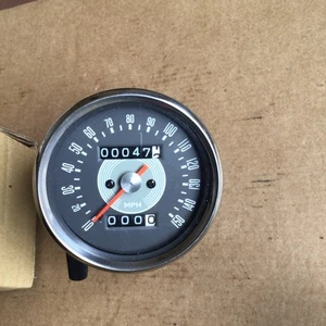 SMITH'S STYLE GREY FACE SPEEDOMETER w TRIP TRI/BSA 99-0159 - Picture 1 of 4