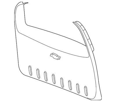 Genuine GM Lower Trim Panel 15783703 - Image 1 of 2