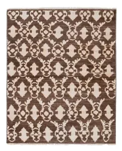 Vintage Square Brown Turkish Karapinar Rug 2'9'' x 3'6'' - Picture 1 of 12