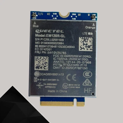 EM120R-GL 4G Module for Lenovo ThinkPad P14s T14 T15 P15s T14s L14 L15 X13 Gen 2 - Image 1 of 3