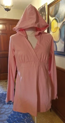 Blusa con Capucha Danskin Talla Grande (12-14) Junior Rosa Sorbete Manga Larga Foto 1 de 4