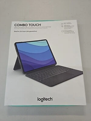 Logitech Combo Touch Keyboard Case Apple iPad Pro 12.9" 5th & 6th Gen 2021, 2022 - Image 1 of 4