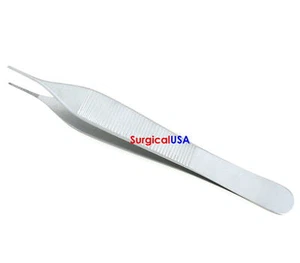 6 Micro Adson Dressing Forceps 4.75" Serrated Tips Surgical Dental Instruments - Picture 1 of 2