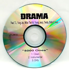 (CD) Drama ‎– 5000 Ones, Promo, Single, 3 Tracks, Rare.
