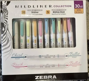 Zebra Mildliner doppelseitige Kreativmarker 30er-Pack brandneu - Bild 1 von 3