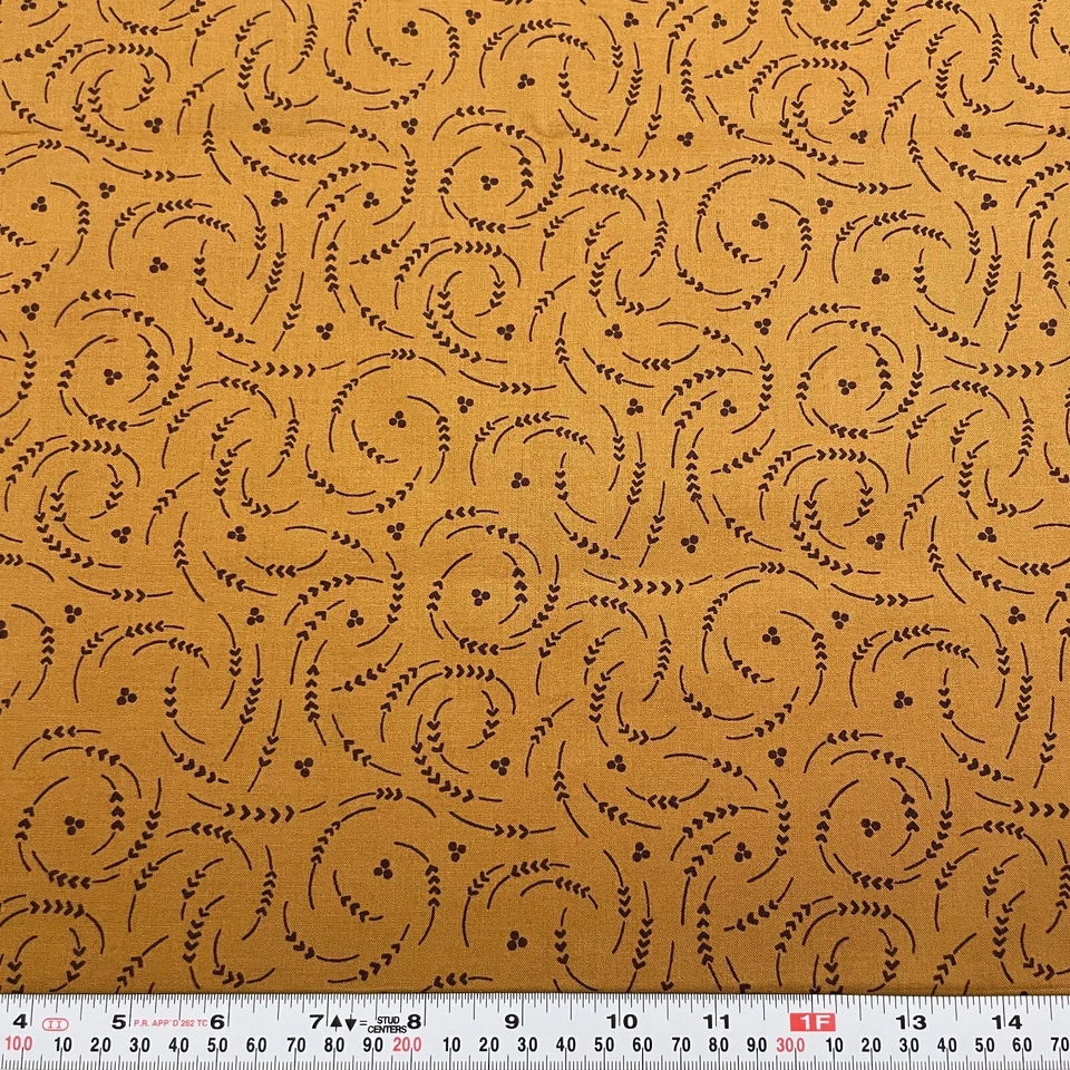 Quilter's Garden de Thimbleberries para telas RJR algodón dorado por yarda Foto 1 de 2