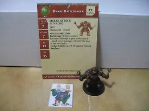 =Dungeons and Dragons D&D UNHALLOWED Dwarf Battlerager 16/60 with card= - Picture 1 of 1