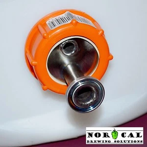 Stainless Steel TRI CLOVER DIP TUBE and THERMOWELL for Speidel Plastic Fermenter - Picture 1 of 5