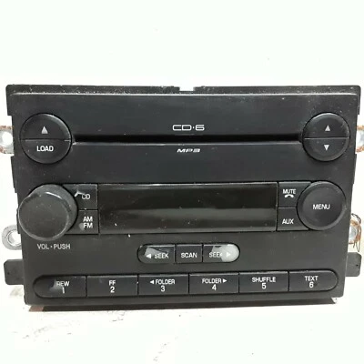 06 2006 Ford Freestyle AM FM 6 disc CD radio receiver OEM 6F9T-18C815-BC - Image 1 of 3