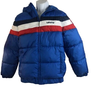 Levi's Blue Boys XL 13-15 Years Puffer Jacket Insulated Lightweight Padded - Picture 1 of 6