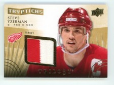 2014-15 UD Trilogy Steve Yzerman Tryptichs 2 Color Jersey /400