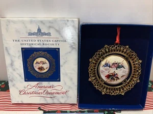 The United States Capitol Ornament Historical Society Ornament 1995 nuovo con scatola - Foto 1 di 13