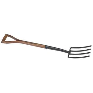Draper 14304 Carbon Steel Border Garden Fork With Ash Handle Dr-14304 - Picture 1 of 1