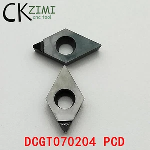 2pcs DCMT / DCGT070204 PCD for Aluminum / copper Polycrystalline diamond tools - Picture 1 of 6