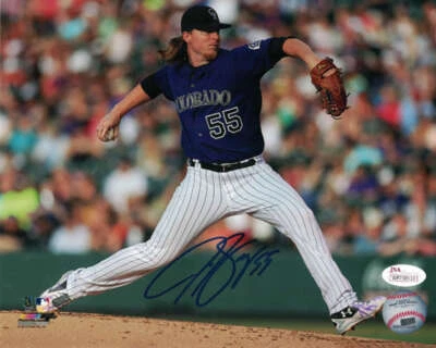 Jon Gray Autographed/Signed Colorado Rockies 8x10 Photo JSA 16874 PF - Image 1 of 2