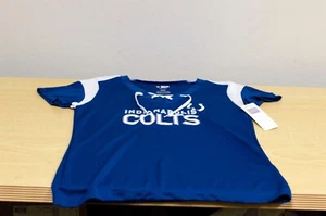 NFL Team Apparel Indianapolis Colts TX3 COOL V-Neck Lace up Jersey Shirt Damen M - Bild 1 von 6