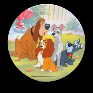 Lady and the Tramp TELLING TAILS Disney Knowles Collector Plate Limited Ed 1993 - Picture 1 of 12