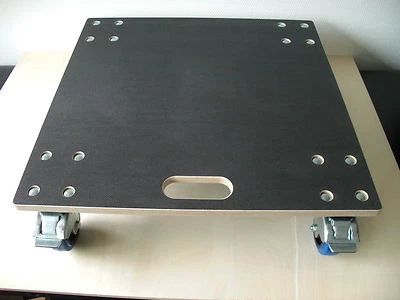 Rollbrett, Möbelroller, Transportroller, 600x600, Bremse, 600kg, Made in Germany - Bild 1 von 4