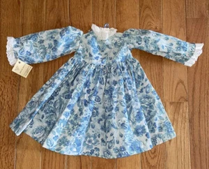 "Vestido de muñeca artista cosido 16"" largo estampado floral Berry Hill artesanías y coleccionables" - Imagen 1 de 4