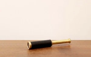 Spyglass Small Telescope Portable Handheld Telescope Vintage Decor Retro Gift - Picture 1 of 6