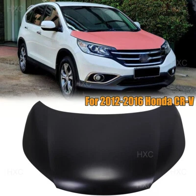 Front Engine Cover Hood Panel For Honda CR-V 2012-2016 Primed Black Steel Foto 1 de 4