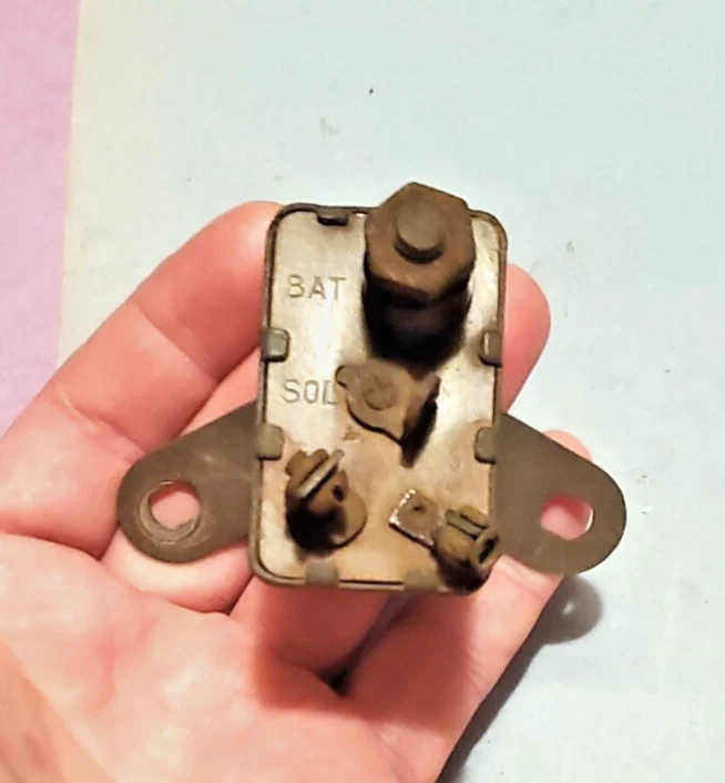 1956-60 Chrysler New Yorker/300/Windsor/Saratoga/Desoto Starter Relay "Correto" - Imagem 1 de 3