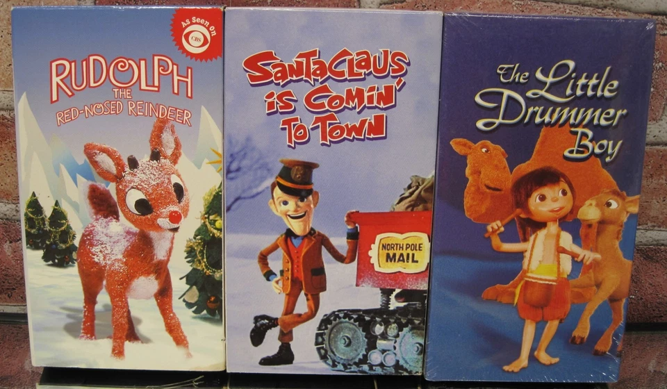 Golden Books Christmas Classics Video Collection 3 Movie Set VHS 2001 X-Mas - Image 1 of 3