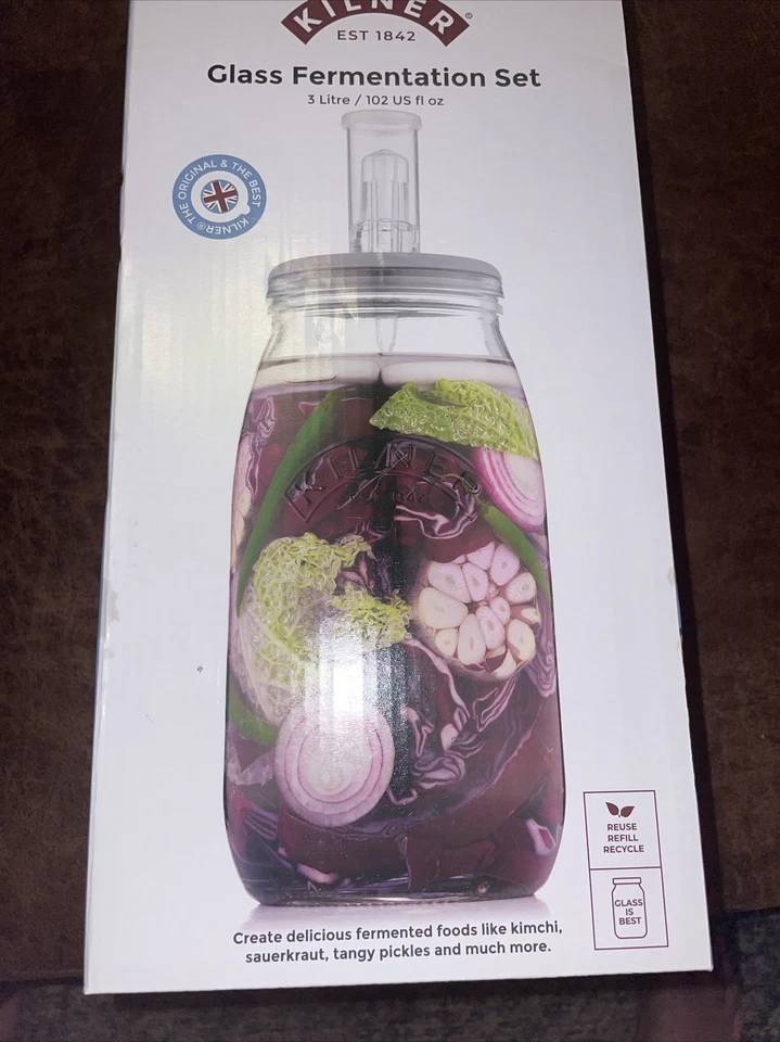 Kilner Glassware 5-piece Fermentation Set 101-fluid Ounces
