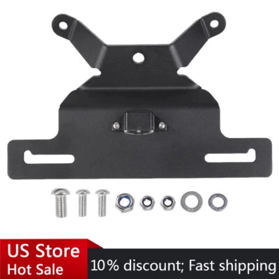Rear Fender Eliminator License Plate Holder Kit Fits For FAT BOY 2018-2024 Black - Image 1 of 4