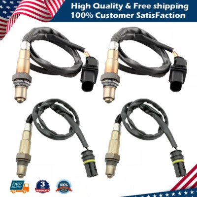 Sensor de oxígeno aguas arriba+aguas abajo 4 piezas para BMW X3 X5 135I 335I 3,0 L L L6 2008 2009 2010 Foto 1 de 4