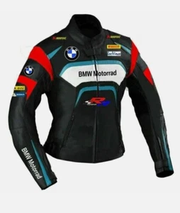 Womens Motorcycles B Sports Racing Motorbiker Tokyo Race Leather Jacket - Bild 1 von 4